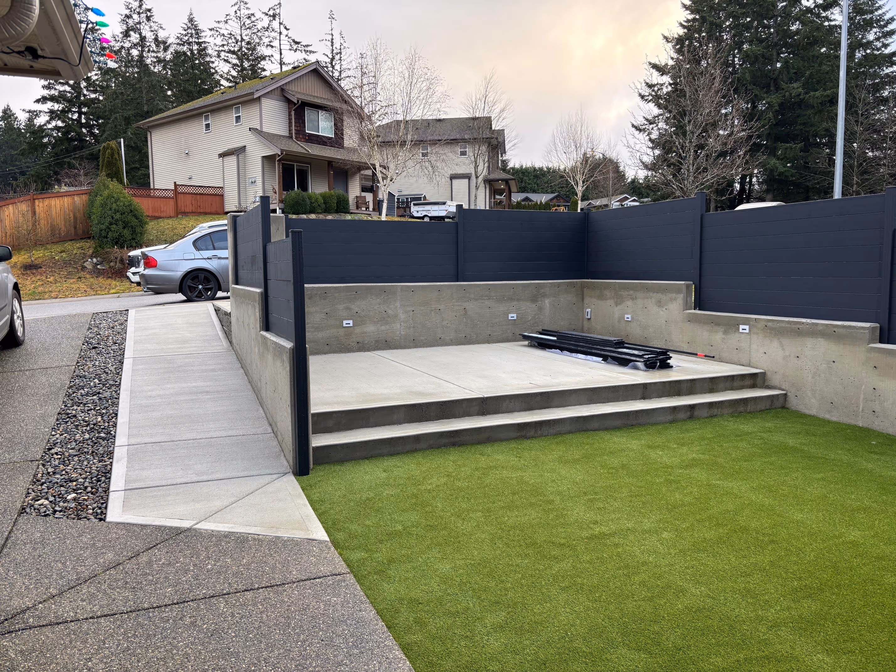 Hardscaping and outdoor living project in Nanaimo